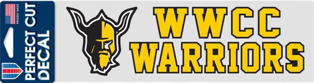 Walla Walla Community College 3'' x 10'' Perfect Cut Decal