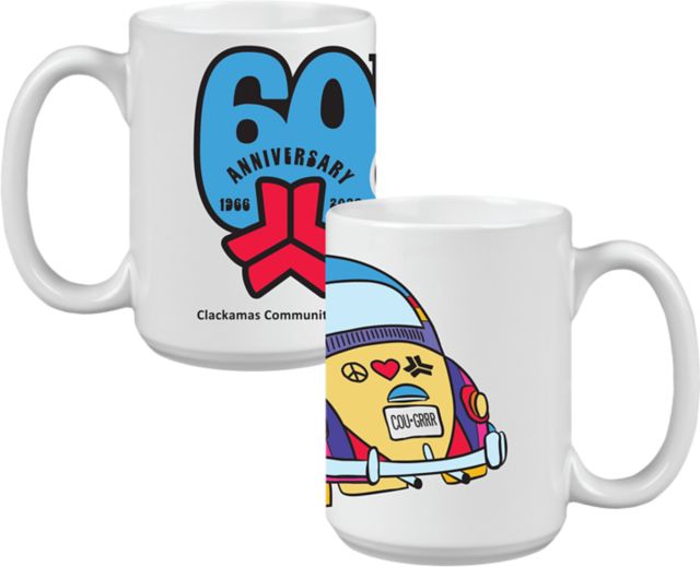 Clackamas Community College 60th Anniversary 15 oz. Impact Mug