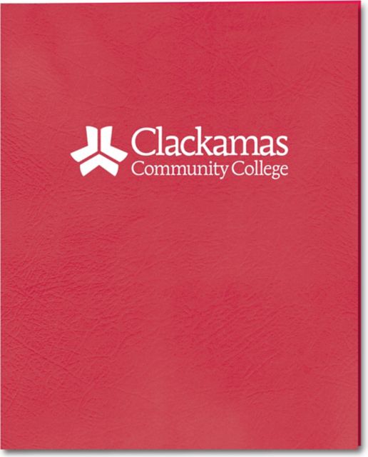Clackamas Community College Folder 2 Pocket