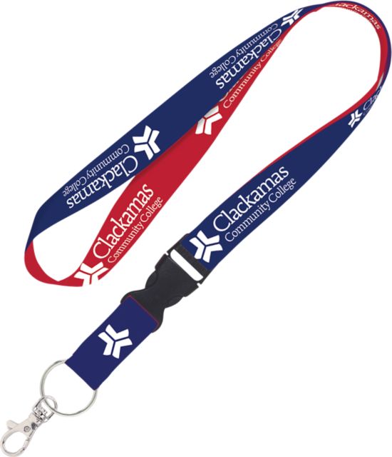 Clackamas Community College 1" Buckle Lanyard