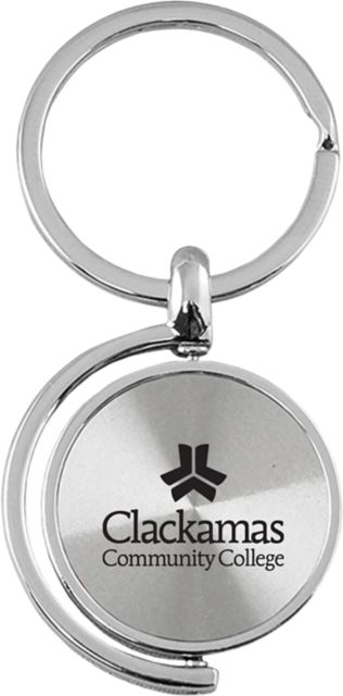Clackamas Community College Spinner Key Tag