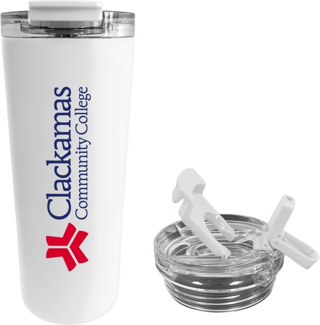 Clackamas Community College 24 oz. 2-in-1 Tumbler
