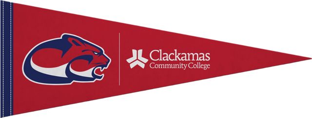 Clackamas Community College 9"X24" Full Color Pennant