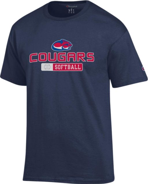 Clackamas Community College Cougars Softball Short Sleeve T-Shirt