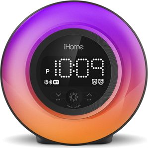 iHome PowerClock Glow Bluetooth Color Changing Alarm Clock - ONLINE ONLY