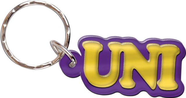 University of Northern Iowa Letters Keytag