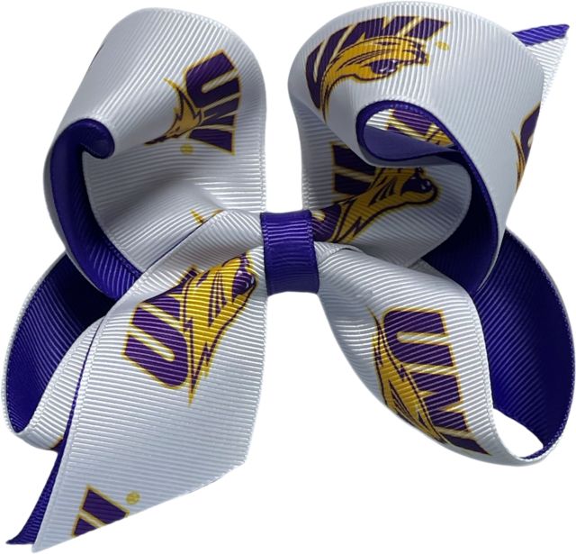 University of Northern Iowa Child 2-Toned Hairbow
