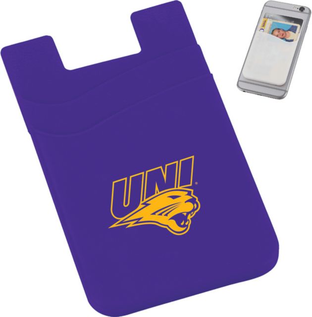 University of Northern Iowa Panthers Silicone Card Wallet