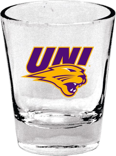 University of Northern Iowa Panthers 1.5 oz. Collector's Glass