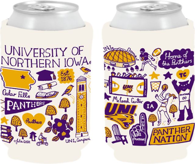 University of Northern Iowa Julia Gash Can Coozie