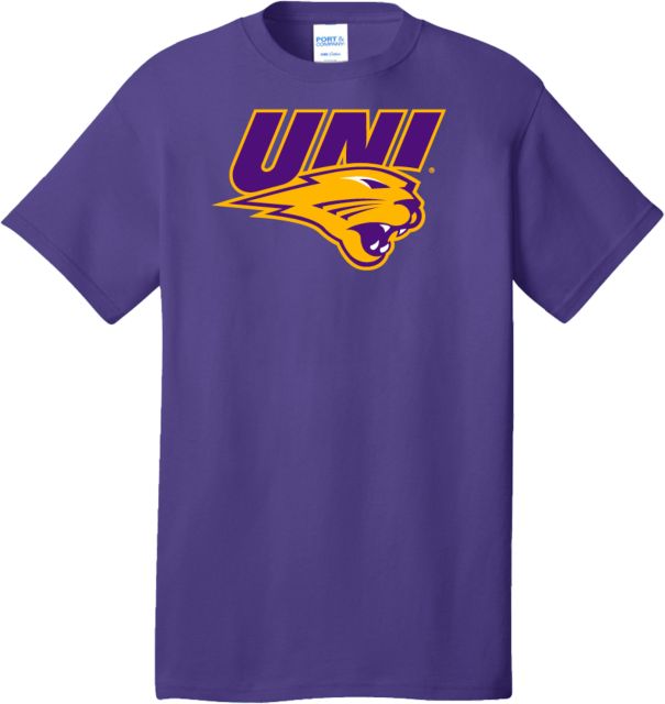 Northern Iowa Extended T Shirt UNI Primary Athletics Mark - ONLINE ONLY