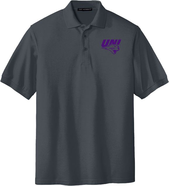 Northern Iowa Extended Silk Touch Polo UNI Primary Athletics Mark PLUSt - ONLINE ONLY