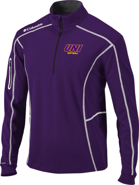 Northern Iowa Columbia Omni Wick Shotgun 1/4 Zip UNI Softball - ONLINE ONLY