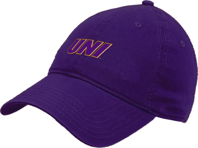 Northern Iowa Unstructured Adjustable Low Profile Hat UNI Wordmark - ONLINE ONLY