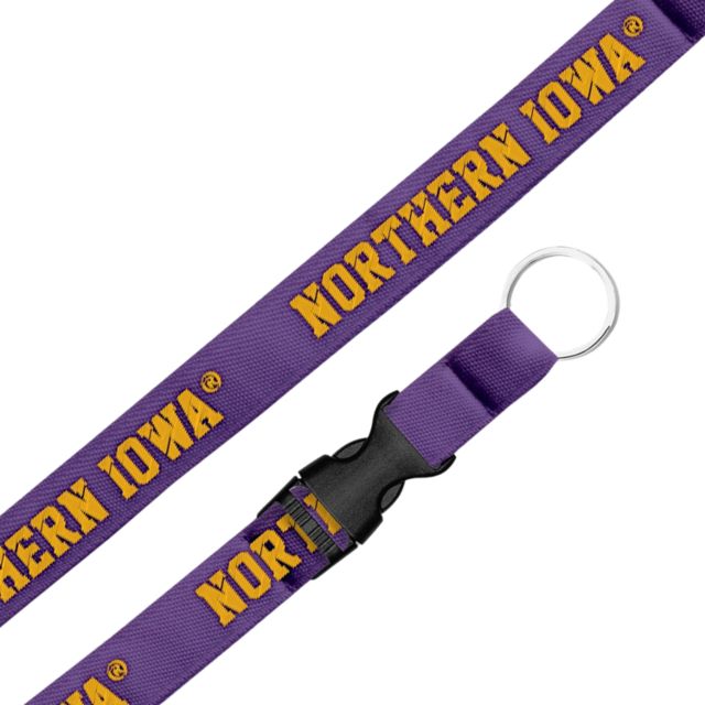 University of Northern Iowa 3-4'' Woven Lanyard