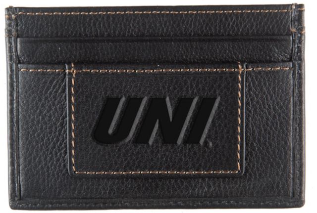 University of Northern Iowa Leather Card Holder