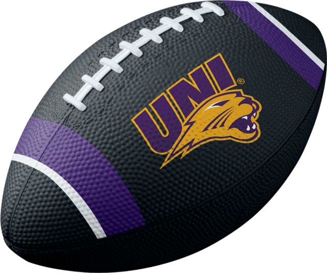 University of Northern Iowa Mini Rubber Football