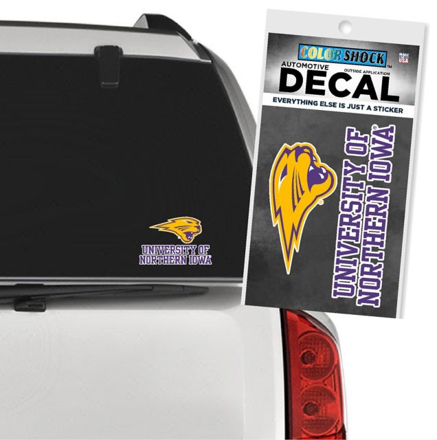 University of Northern Iowa Panthers Decal