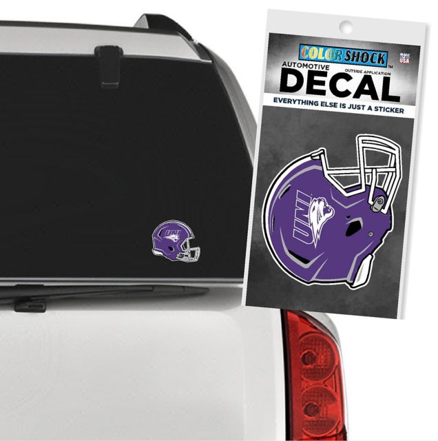 University of Northern Iowa Football Helmet Decal