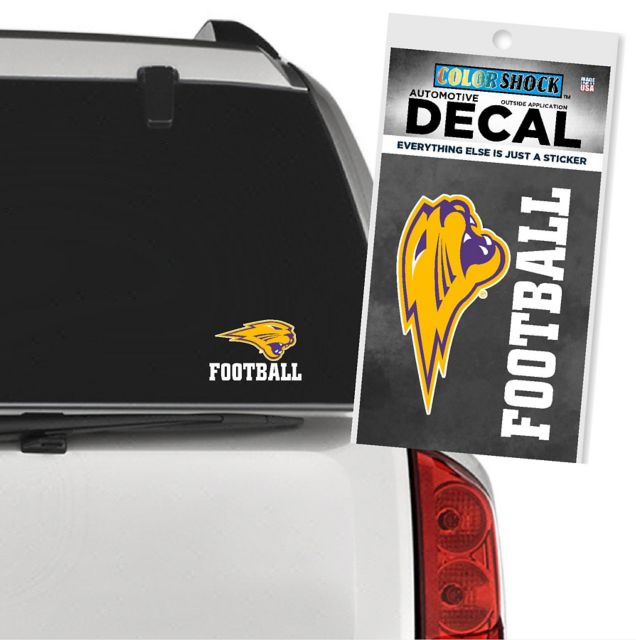 University of Northern Iowa Panthers Football Decal