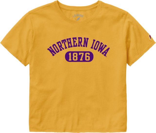 University of Northern Iowa Women's Crop Short Sleeve T-Shirt