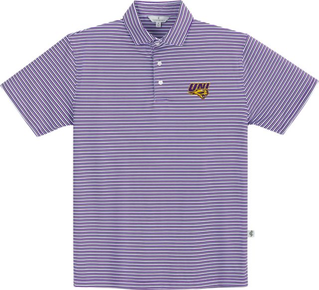 University of Northern Iowa Stripe Performance Polo
