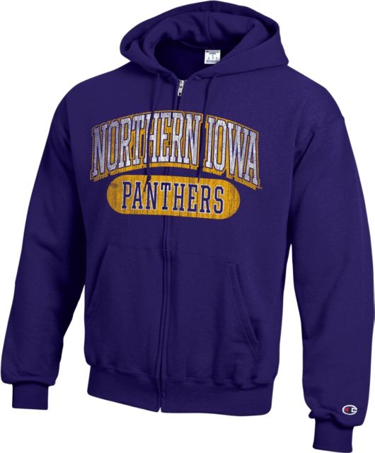 University of Northern Iowa Full Zip Hooded Sweatshirt
