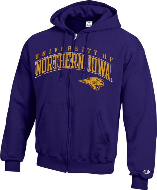 University of Northern Iowa Full Zip Hooded Sweatshirt
