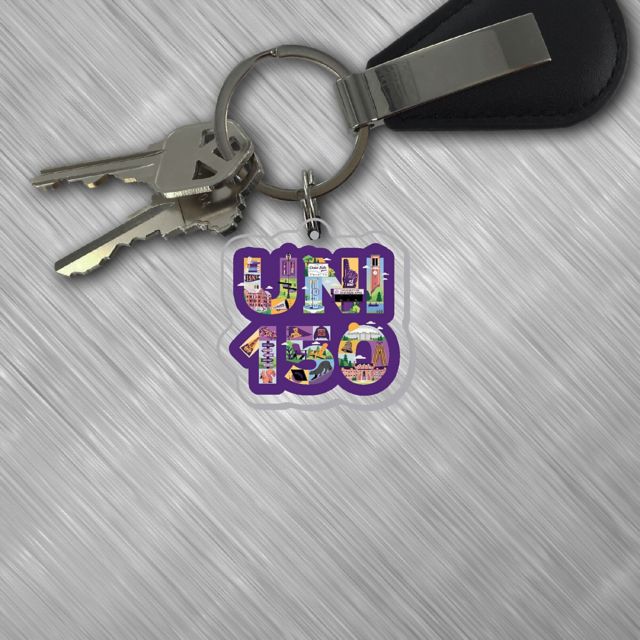 University of Northern Iowa 150th Anniversary Keychain