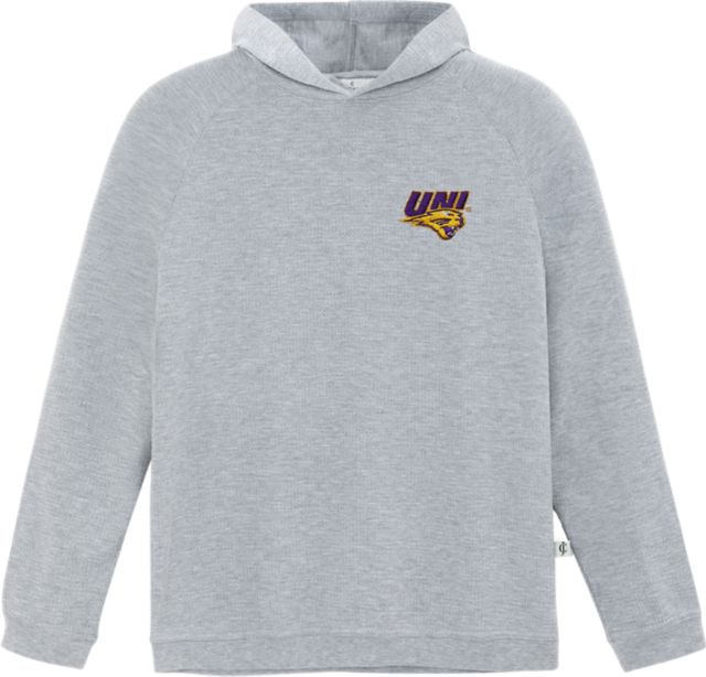 University of Northern Iowa Waffle Hooded Long Sleeve T-Shirt