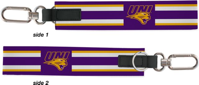 University of Northern Iowa Carabiner Strap Keychain
