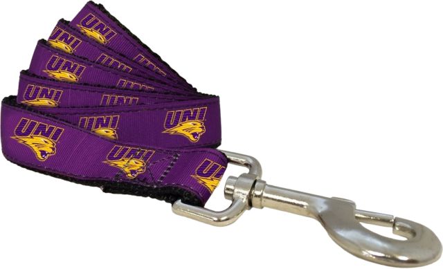 University of Northern Iowa 6 FT Dog Leash