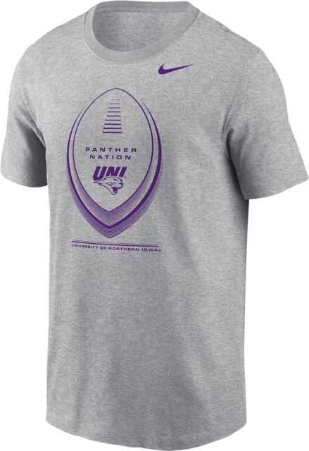 University of Northern Iowa Panthers Football Legend Short Sleeve T-Shirt