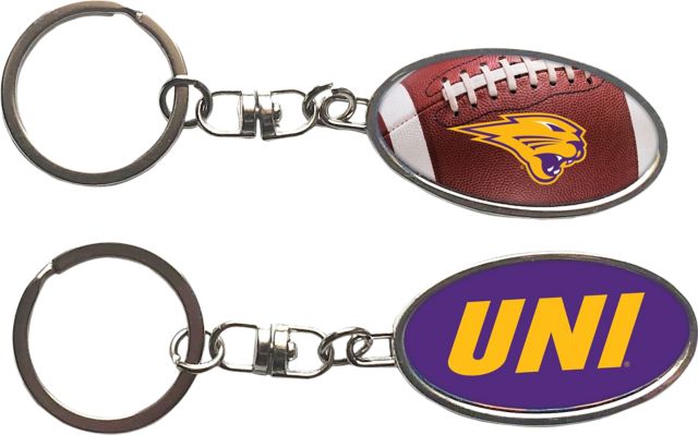 University of Northern Iowa Football Keychain