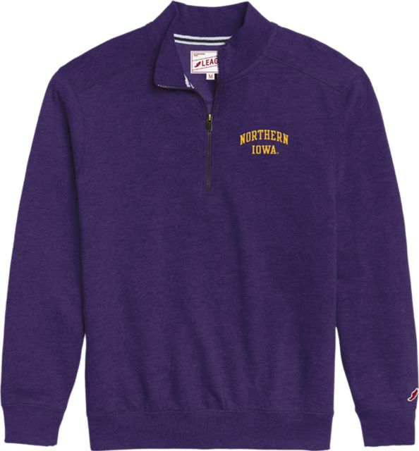 University of Northern Iowa 1/4 Zip Hooded Sweatshirt