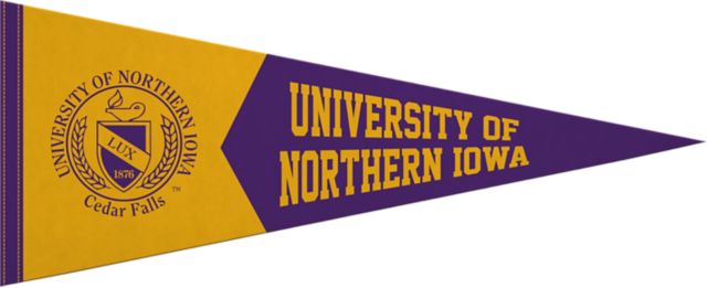 University of Northern Iowa 12x30 Pennant
