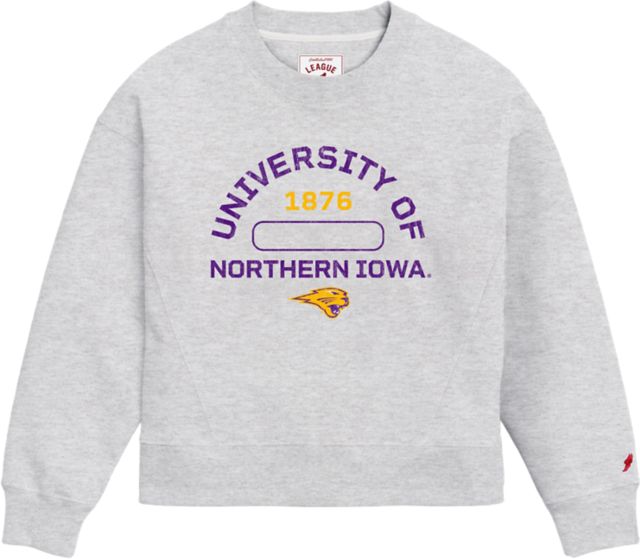 University of Northern Iowa Panthers Women's Boxy Crewneck Sweatshirt