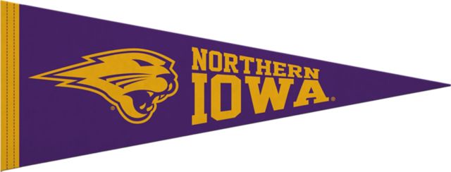University of Northern Iowa 9"X24" Full Color Pennant