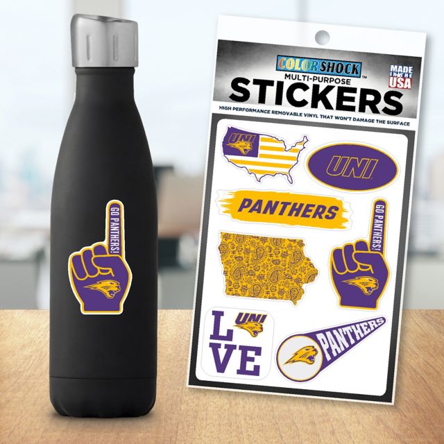 University of Northern Iowa 7.5'' x 7.5'' Sticker Sheet