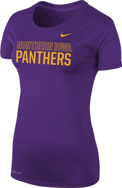 University of Northern Iowa Panthers Women's Athletic Dri-Fit Short Sleeve T-Shirt