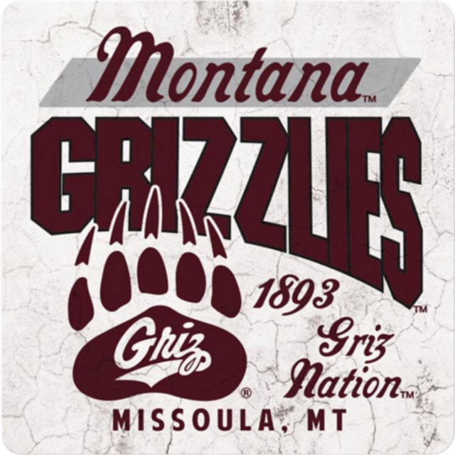 University of Montana Grizzlies 4x4 Coaster