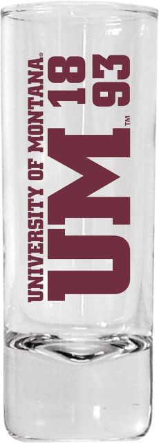 University of Montana 1.5 oz. Collector's Glass