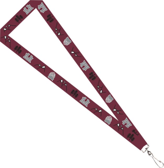 University of Montana Julia Gash 3-4'' Satin Lanyard