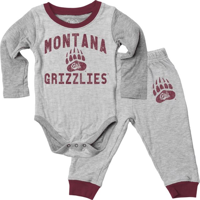 University of Montana Grizzlies Infant Bodysuit & Pant Set