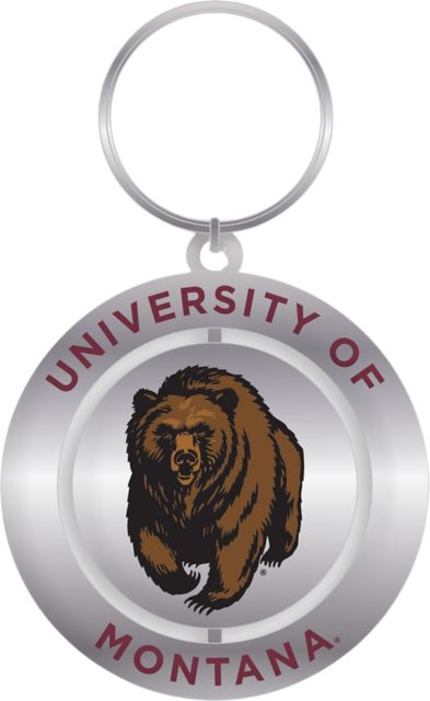 University of Montana Grizzlies Spinner Key Tag
