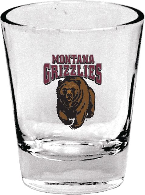 University of Montana Grizzlies 1.5 Grizzlies Collector Glass