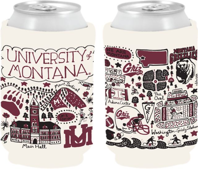 University of Montana Julia Gash Can Coozie