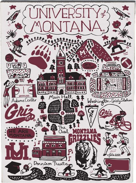 University of Montana Julia Gash Jumbo Magnet