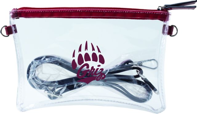 University of Montana Grizzlies Clear Crossbody Bag