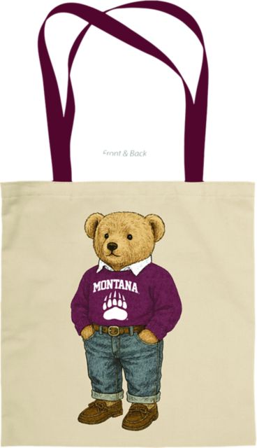 University of Montana Bear Tote Bag